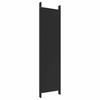 Vidaxl 6-Panel Room Divider, Black, 300X200 Cm, Fabric