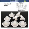 T-Shaped Stopper PVC PE Plastic Stopper Furniture Table Chair Leg Foot Bottom Anti Slip Foot Pad Sealing Cap Transparent Plug