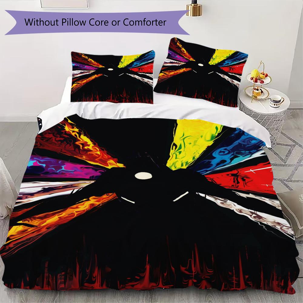 ULTRAKILL Pattern Bedding,Quilt Set Quilt Cover Pillowcase Home Birthday Gift(1 * Duvet Cover + 2 * Pillowcase, Without Core)_lx