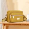 Zipper Middle Aged Crossbody Bag Casual Small Square Bag Storage Bag Mobile Phone Bag  Shopping