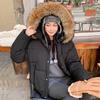 Autumn Winter Thicken Warm Parka Women Casual Sweety Solid Color Big Pocket Loose Hooded Coat Jackets Outwear