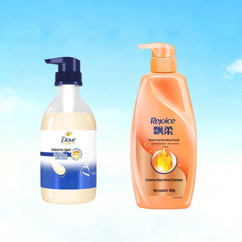 

Dove & Rejoice Hydrating & Nourishing Shampoo Bundle