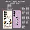 Cute Panda Print Case For Samsung Galaxy A57 A37 A17 A56 A36 A26 A16 A55 A54 5G S21 FE S22 S23 S24 Plus S25 S26 Ultra Cover