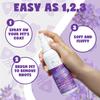 Lavender Pet Hair Detangling Spray Stain Removal Leave-In Conditioner Softens Knotty Fur For Cats And Dogs