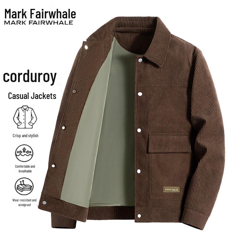 Mark Huafei Men's Casual Lapel Jacket