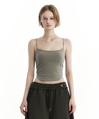 Teulimingbeodeu Tmb Bra Cap Camisole [ Khaki Gray ]