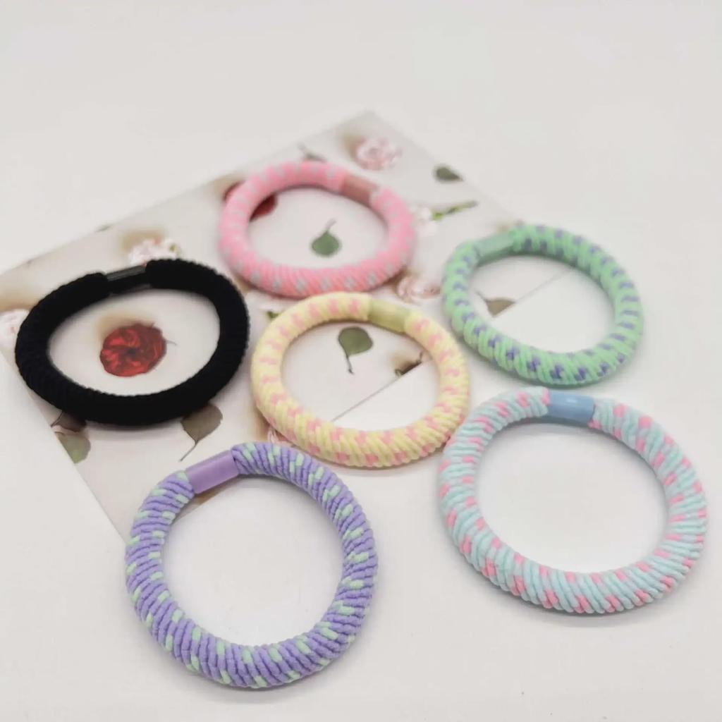 High-Elastic Rubber Hair Bands for Kids & Girls – Gentle, Quality Hair Accessories