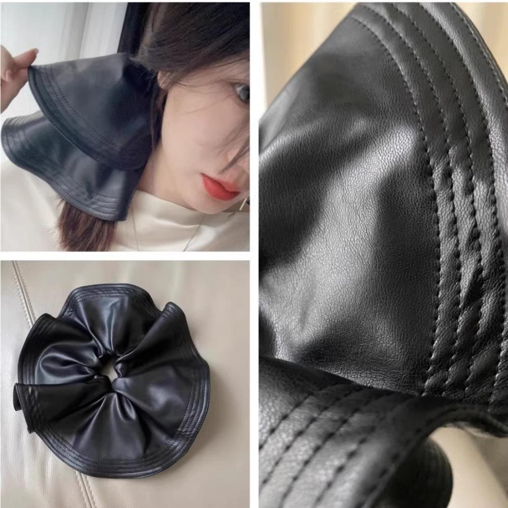 Bow Checkered Hair Clip Double Layer Oversized Hair Scrunchies Fashion British Style Hairpin  Girls
