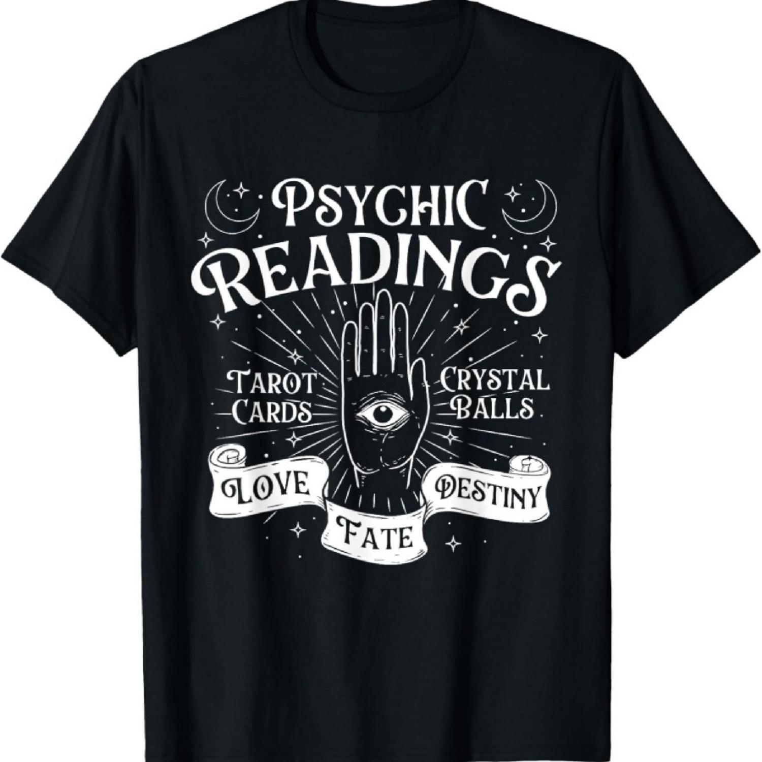 

Psychic Readings - Fortune Teller Chiromancy Palm Reading T-Shirt XXXXXL різнокольоровий