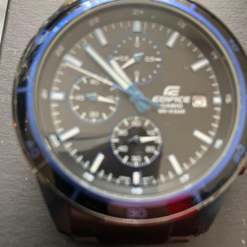 Used EDIFICE CASIO Analog Quartz Watch