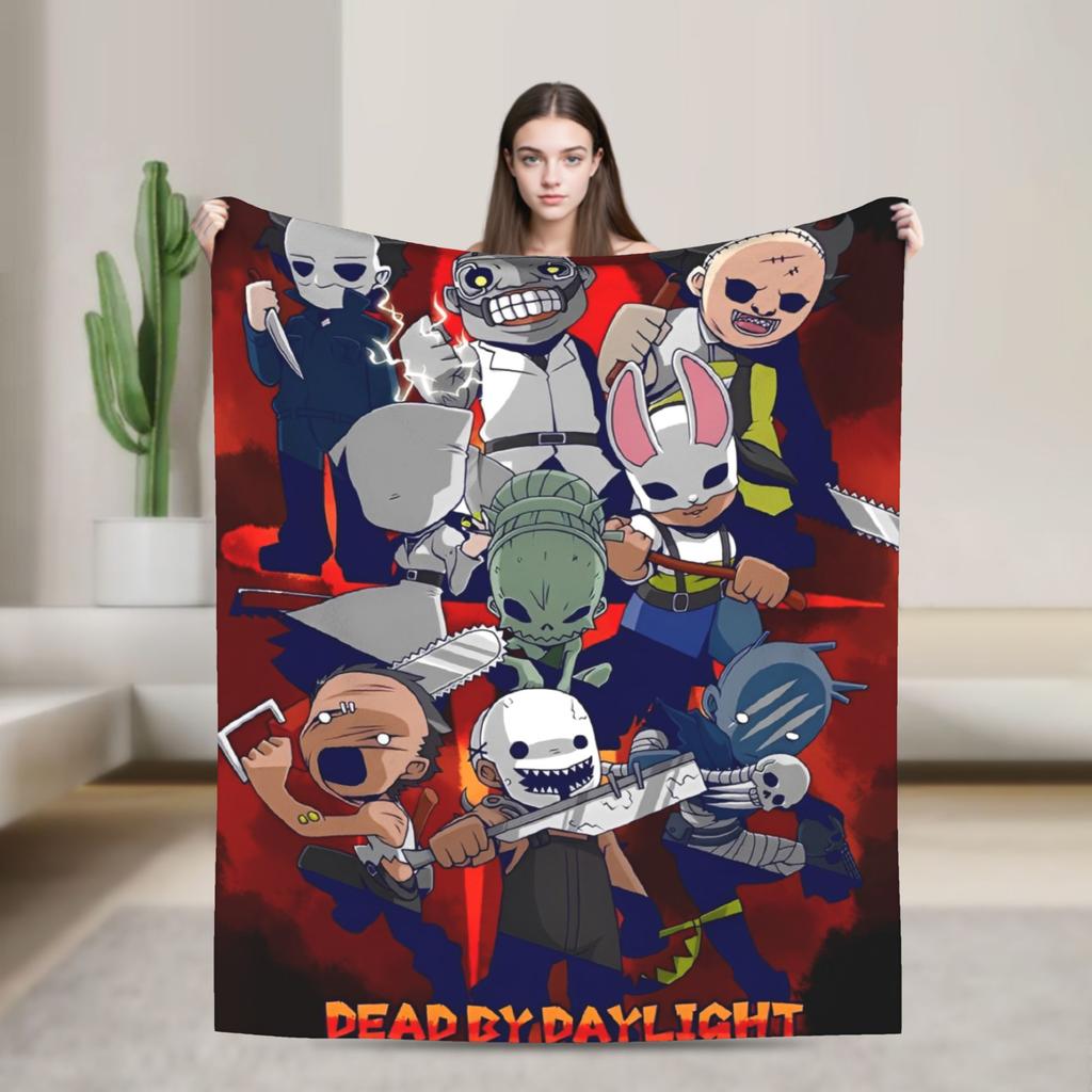 Deads by Daylights Plush Blanket Boy Girl  Flannel Throw Blanket For Home Decor Soft Customized Quality Bedspread Birthday Gift