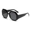 European & American Color Block Polygon Street Style Sunglasses