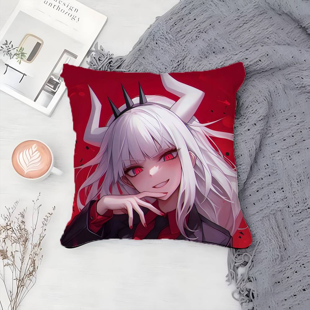 

Крутая Игра для Девушек H-Helltaker-MT Наволочка с Принтом Наволочка Гостиная Диван Подушка Чехол Декор Комнаты Спальни 12x12Inch