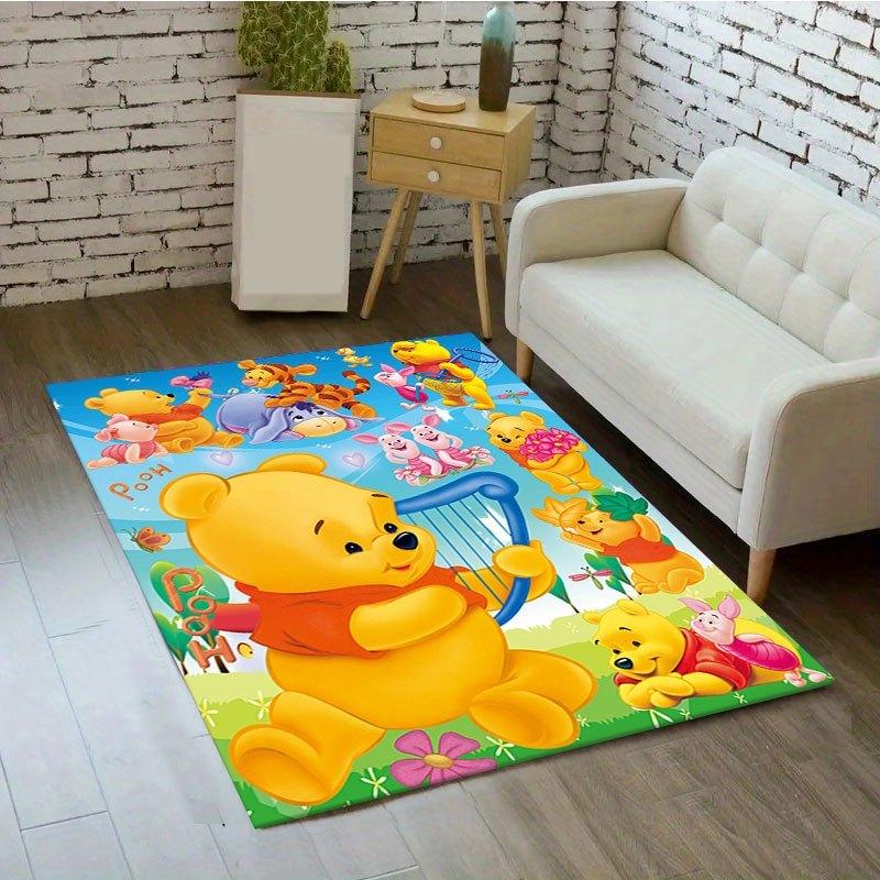 1pc Winnie the Pooh Pattern Carpet Area Rug Non-slip Carpet Hand Washable Floor Mat Suitable For Living Room Bedroom Home Decor Room Decor C