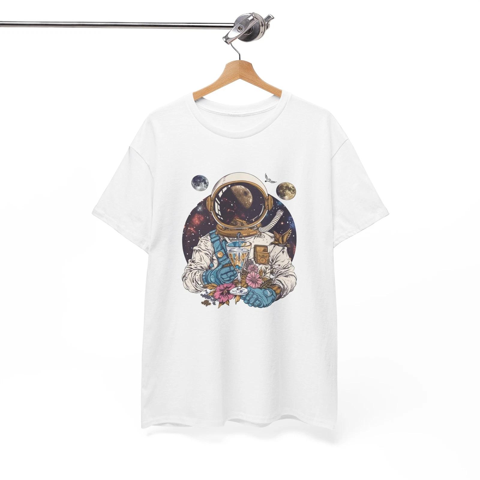 Moon & Stars T-Shirt | Celestial Sky & Space Enthusiast Tee 4XL