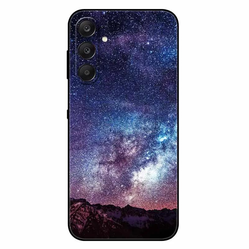 For SAMSUNG A17 5G Case TPU Soft Silicone Cover Space Wolf Shockproof Cover For Samsung GalaxyA17 5G Coque Cartoon Bumper A17 5G