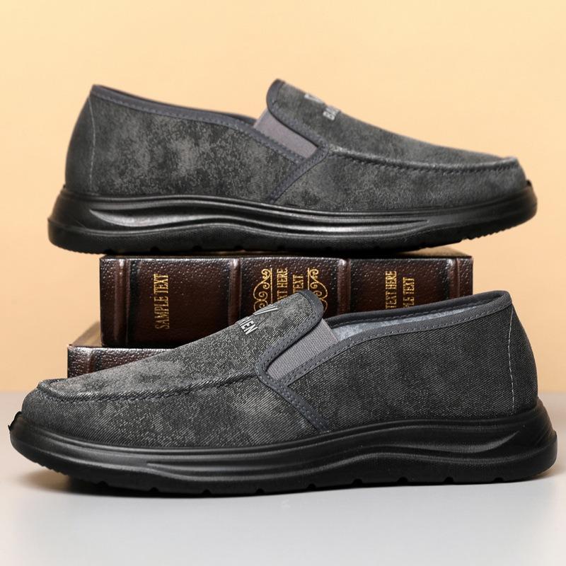 

Casual walking shoes cloth shoes new men s canvas shoes large size one pedal polyurethane soft sole casual shoes 44