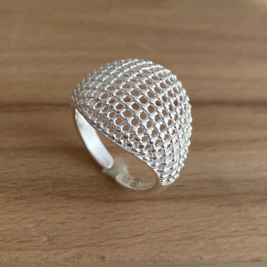 925 Sterling Silver Rings for Women Couple Minimalist Handmade Simple Wide Interware Ring Party Jewelry Gift Prevent Allergy