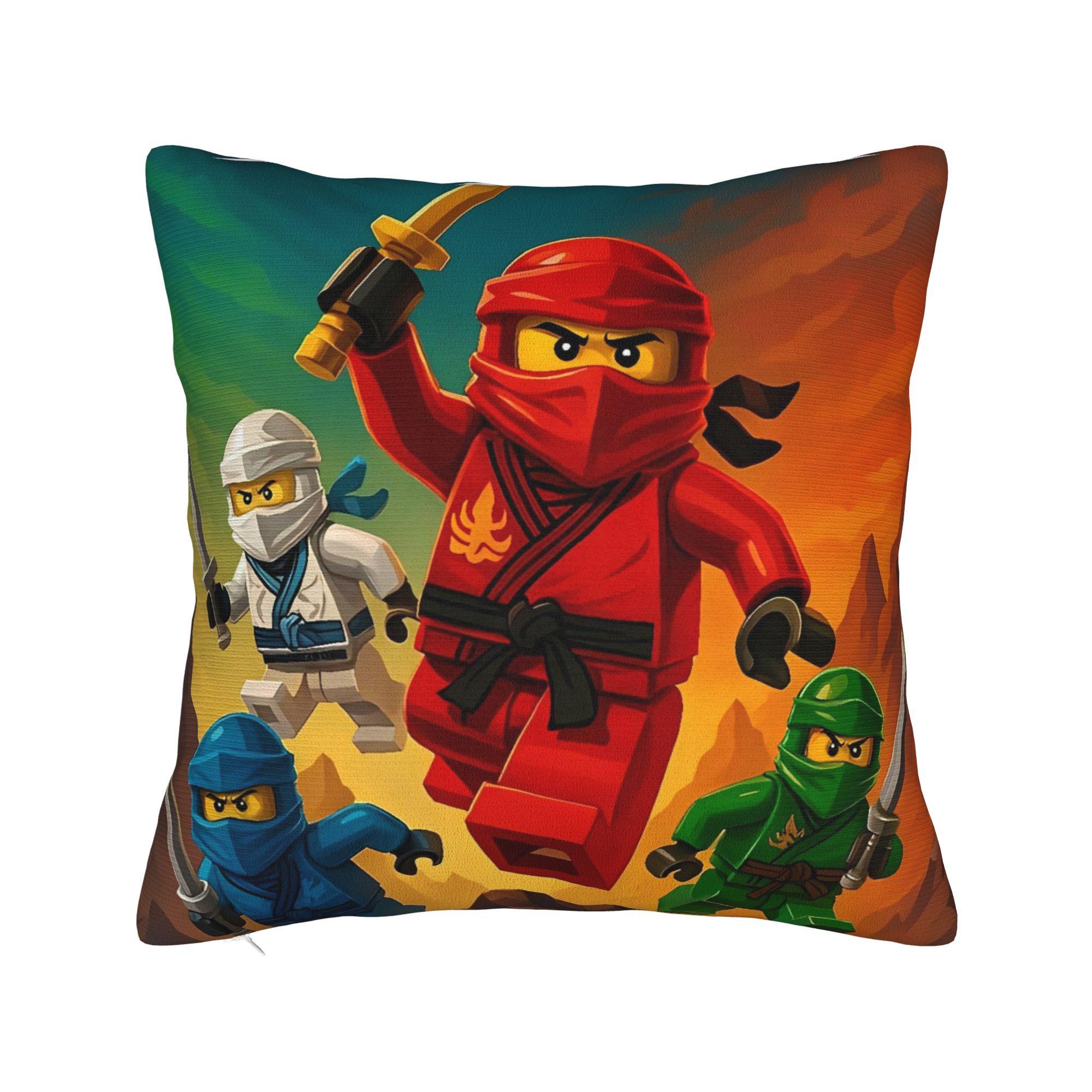 

Pillow Case Soft Pillow Cover For Chair Sofa Home Decor Vintage N-ninja-going Pillowcases 12x12Inch