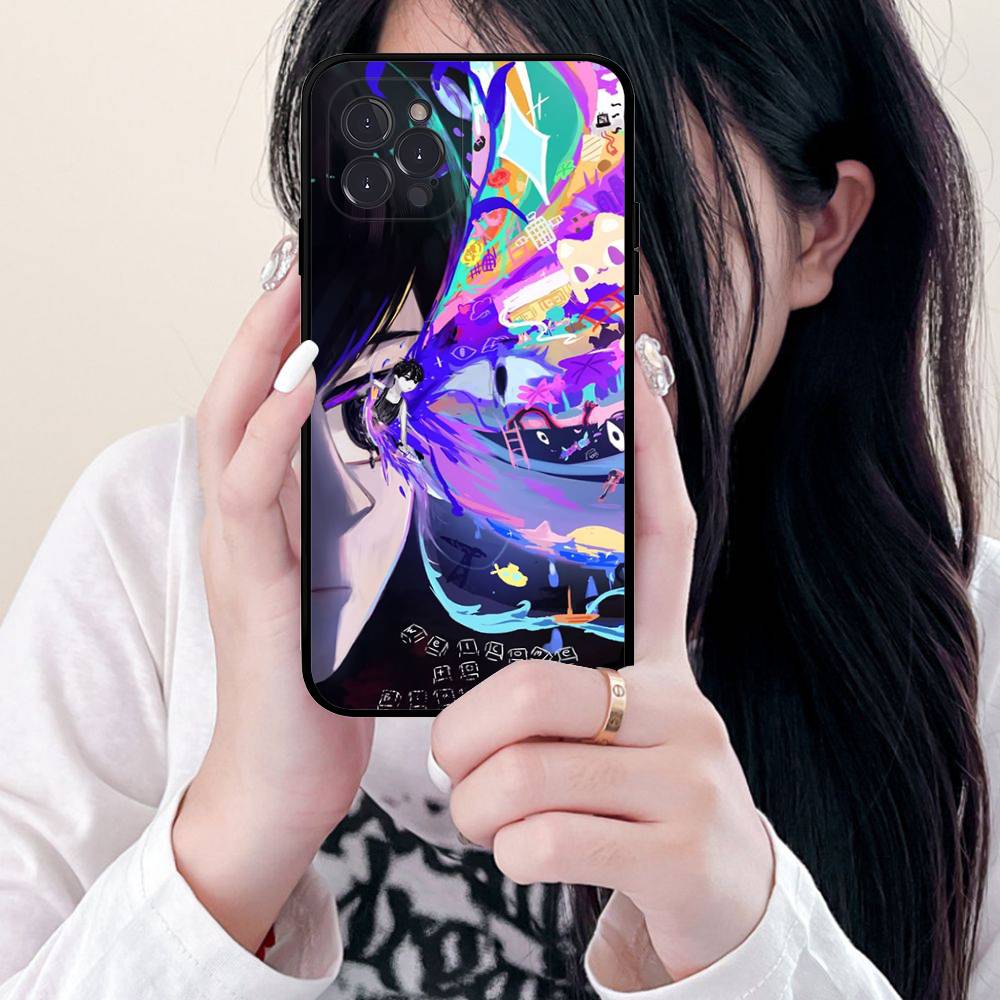 

Game Omori Black Soft Phone Case For IPhone 16 15 14 13 11 12 17 Pro Max Mini Plus iPhone 17pro max