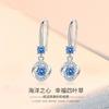 925 Sterling Silver Stud Earrings AAA Zircon For Women High Quality Exquisite Student Girlfriend Jewelry Accessories Heart GiftGood Product