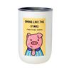 Stainless Steel Cups, Cartoon Mouthwash Cups, Cute Double-layer Toothbrush Cups, Stainless Steel Couple Mouthwash Cups