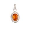 Citrine Gemstone 925 Sterling Silver Jewelry Handmade Pendant1.20" Gift For Wife PP-7-4