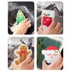 Christmas Dishcloths Easy To Clean Kitchen Cleaning Supplies Durable Cartoon Designs Home Decor Sponges Funny 10x12cm