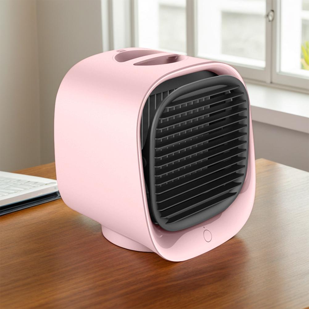 Personal Quiet Table Fan 3 Speeds Adjustable Circulation Wind Air Cooler with Night Ligh Desktop Fan for Home Office Desktop
