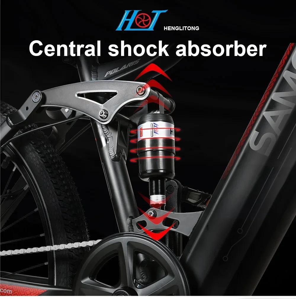 SAMEBIKE XD26-II E-bike motor 750W 48V 14AH Hydraulic Brake electric bicycle 26-inch full suspension electric mountain bike