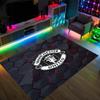 Manchester United FC Design Tappeto in Velluto di Cristallo Accogliente Non?Tappeto Stampato Antiscivolo per Camera da Letto Soggiorno Ingresso