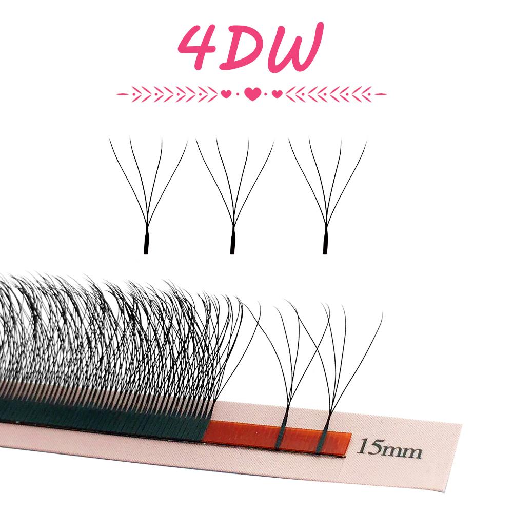 Goddess 3D 4D 5D 6D Premade Fans Eyelash Extension W Style Faux Mink Natural Soft Bloom Lash Automatic Flowering Volume Eyelash