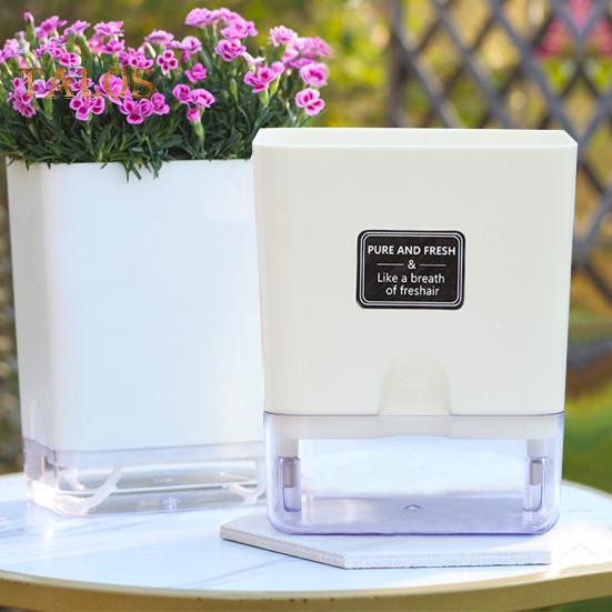 Self Watering Plant Pot with Drainage Holes High Strength Reusable Easy Care Visible Reservoir Indoor Outdoor Planter Pot Flower Vase