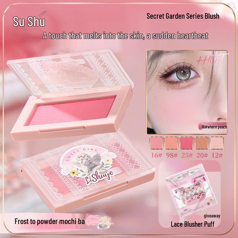 Lychee Secret Garden Purple Blush: Brightening, Soft Texture, Girlish Look