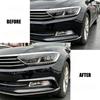 ABS Front Wind Deflector For 2017-2019 Car Spoiler Canards Auto Front Bumper Lip Splitter Anti-Collision Diffuser