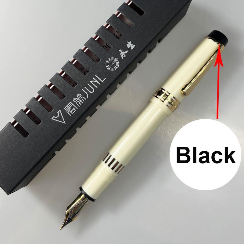Limited White! WingSung 630 Large Resin Piston Fountain Pen N0.8 Iraurita EF/F/M Nib Gold Clip Business Student Writing Gift Pen