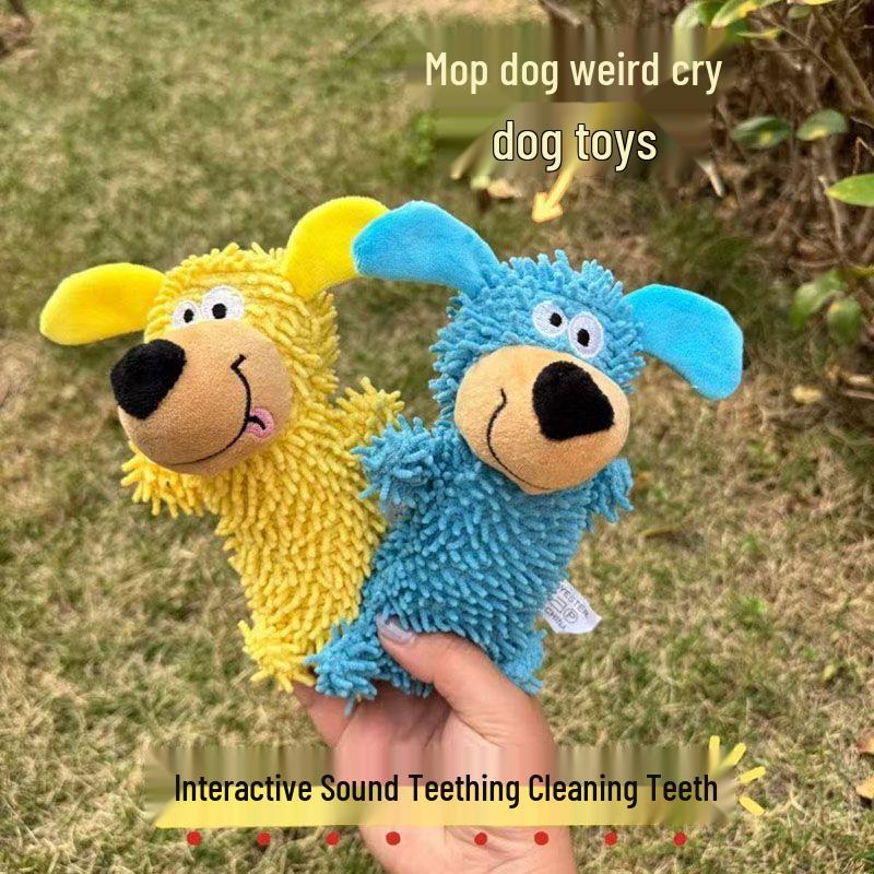Giocattolo sonoro in peluche resistente per cani - Compagno resistente al morso per Bulldog Francesi, Golden Retriever e altri
