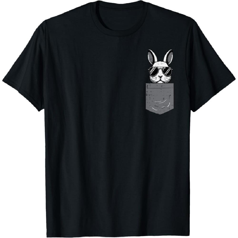 

Easter Bunny Pocket Sunglasses Cool Rabbit Men Women Kids T-Shirt XXXXXL чорний