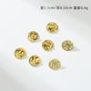 DIY jewelry accessories, iron butterfly buckle, spike needle, micro-seal buckle, butterfly hat brooch, cuff buckle material, spot.