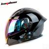 Cool Rider Bluetooth Full Face Motorcycle Helmet: Safe, Long Battery Life, Built-in Earphones, Wide View for Navigation
