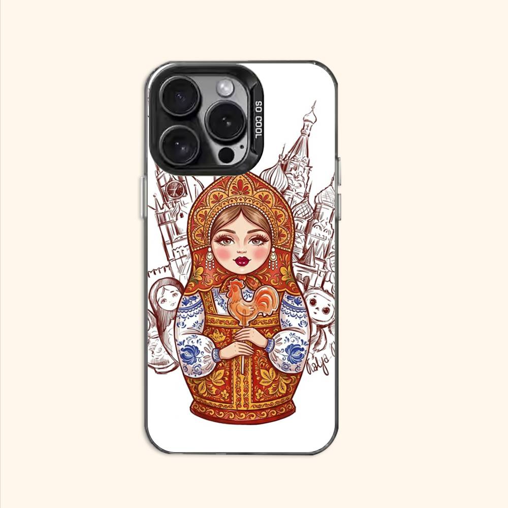 

Matryoshka Case for iPhone 11 12 13 14 15 16 17 Pro Max XS X XR Cover iPhone16promax