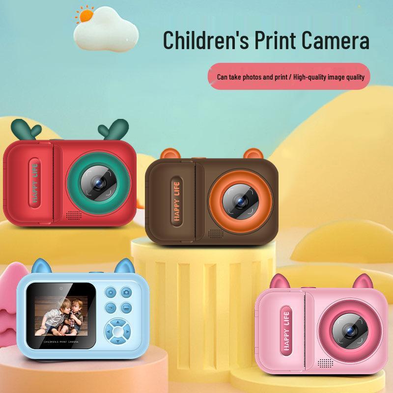 Children's Mini Instant Camera: HD Video, Digital SLR, Photo & Print Capabilities