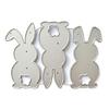 Bunnies Cutting Dies Carbon Steel Die Cut Metal Embossing Templates Decorative Embossing Paper Die Cut for Card Making