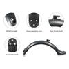 Scooter Rear Splash Protector with Integrated Hook for M365 Electric Scooter Rear Fenders Mudguard Commuters Travelers