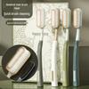 4-Piece Forest Style Wide-Head Manual Toothbrush Set with Soft Bristles and Multi-Hole Brush Head