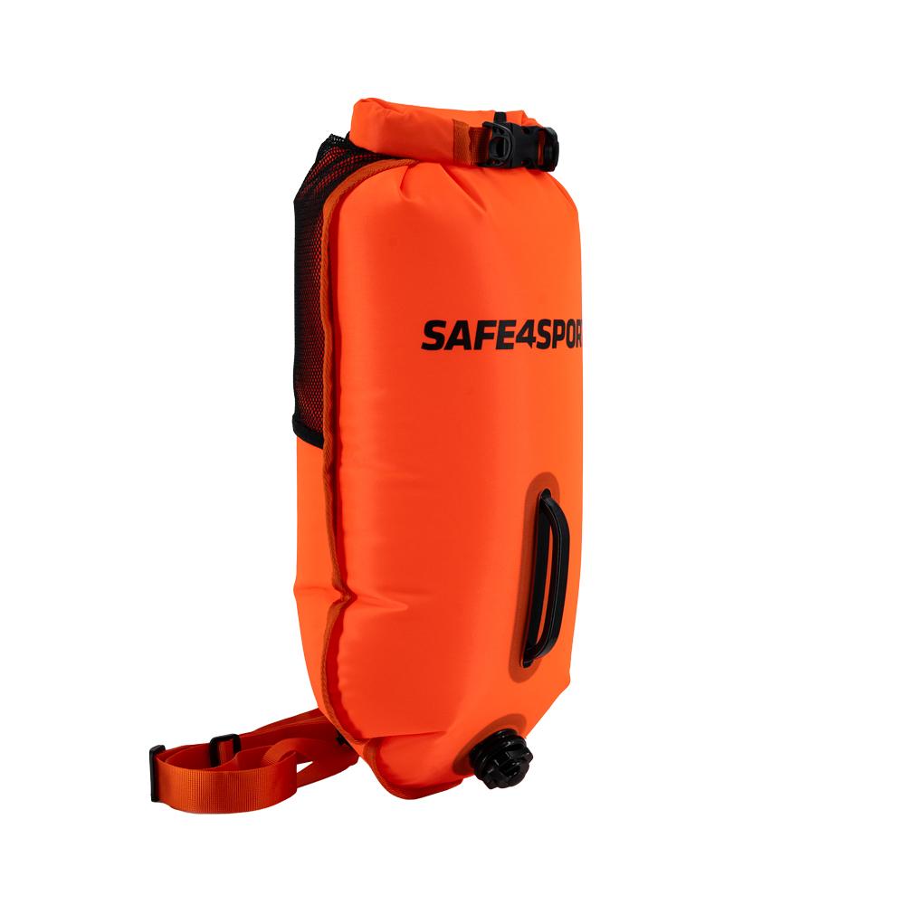 Safety Buoy with a Pocket for Items Masterswimmer Active + External Pocket