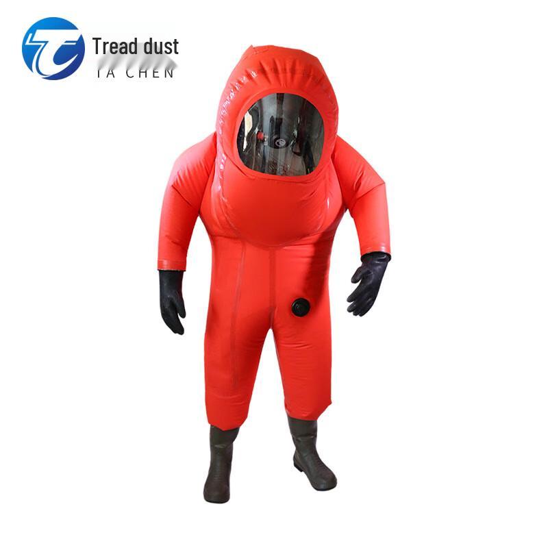 Fully Sealed Fire & Chemical Protective Suit with Built-in Respirator