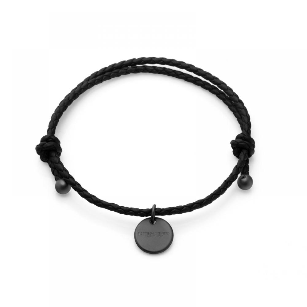 Bottega Veneta Intrecciato Leather Bracelet 339580 V3un1 1275