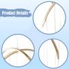 Mobile Frame Wooden Wind Chime Hanging DIY Decoration for Boys Girls Bedroom Decor