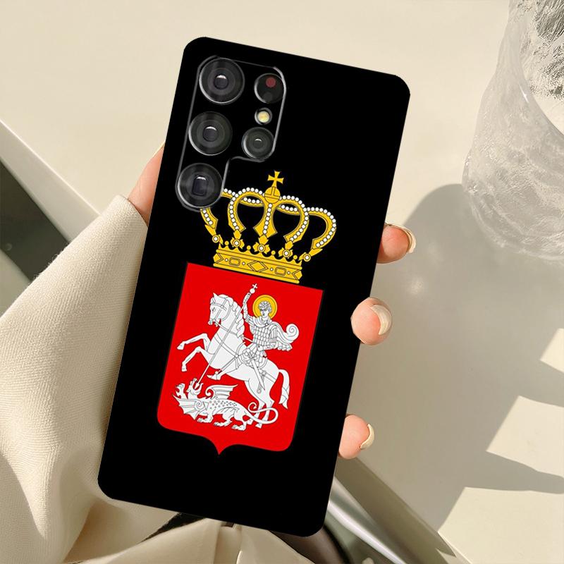 

Georgia Flag Case For Samsung Galaxy S22 Ultra S21 S20 S24 S25 Ultra S9 S10 Plus S23 FE S25 FE Back Cover Galaxy S24 FE